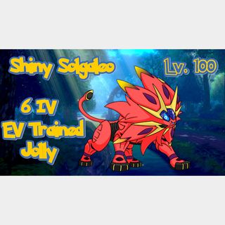 ✨ Shiny Solgaleo ✨ Pokemon Sword and Shield ✨ Max Stats - Game Items -  Gameflip