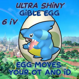 Ultra Shiny Gible EGG / Your OT ID
