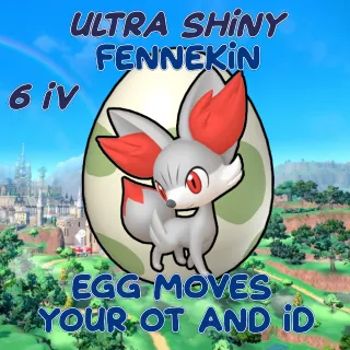 Ultra Shiny Fennekin EGG Your OT ID