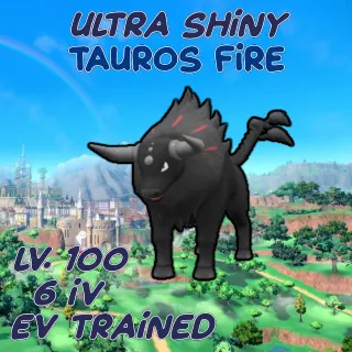 Pokemon | Ultra Shiny Fire Tauros