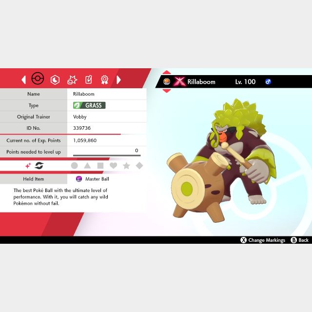 Rillaboom | Shiny GMAX HA Rillaboom - Game Items - Gameflip