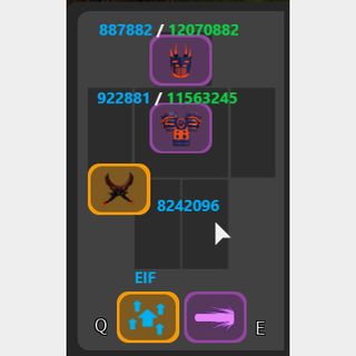 Gear Lava King Mage Eif Dq In Game Items Gameflip - roblox dungeon quest warrior or mage