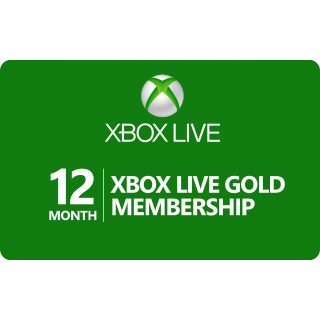 xbox live 12 month instant code
