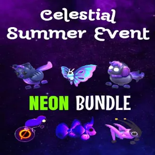 All 6 NEON GALACTIC PETS