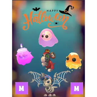 👻🎃 Halloween Mega Bundle: Mega Skelicorn, Mega, Bubblegeist, Mega Bobageist, Mega Caramelgeist, Mega Bolt,🎃👻