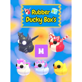 🦆5 MEGA Bundle, Strawberry Shortcake Ducky, Shadow Dragon Ducky, Unicorn Ducky, Glyptodon Ducky, Rubber Ducky 🐥