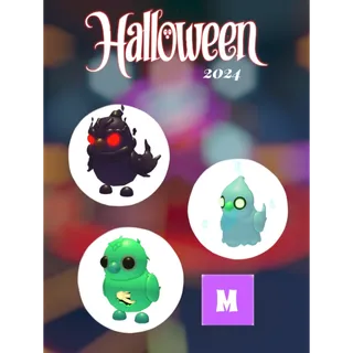 👻🎃 Halloween 2024, Mega Evil Chick, Mega Ghost Chick, Mega Zombie Chick  🎃👻