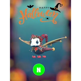 👻🎃 Halloween 2026, Neon Jester Dragon🎃👻