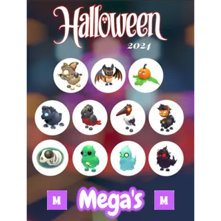 👻🎃 All 11 Mega Halloween 2024 Pet's, Mega Scarebear, Mega Pumpkin Friend, Mega Headless Horse, Mega Indian Flying Fox 🎃👻