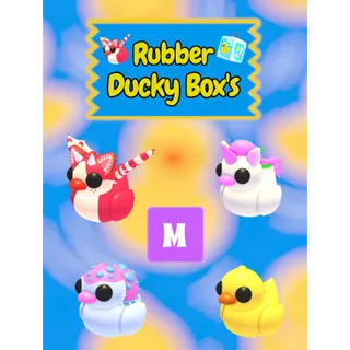 🦆4 MEGA Bundle, Strawberry Shortcake Ducky, Unicorn Ducky, Glyptodon Ducky, Rubber Ducky 🐥