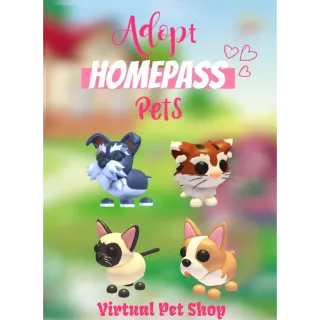 🏡Adopt Homepass Pet's Week 1 & 2 NORMAL, 4 PET'S🐾
