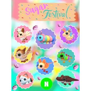 🍫8 Neons 🍭NEON Latte Kitsune, Candicorn, Mochi Meow, Gumball Caterpillar, Waffle Wyrm, Gummy Guana, Cocoadile & Jiggly Jerboa