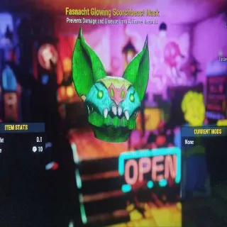 FASNACHT GLOWING SCORCHBEAST MASK