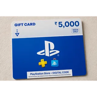 *🇮🇳 PSN ₹5000 India - PlayStation Store Gift Card | Indian Account Only | Fast Delivery*
