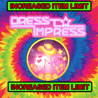 INCREASED ITEM LIMIT DRESS TO IMPRESS