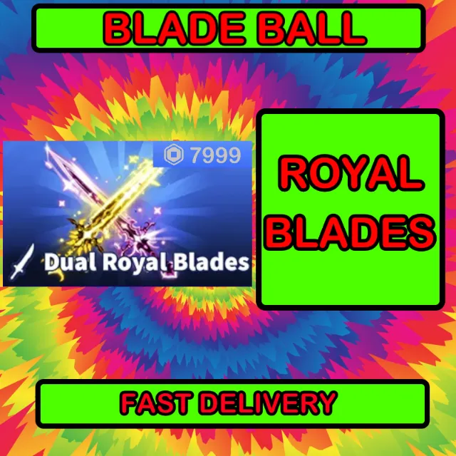 DUAL ROYAL BLADES Roblox Game Items Gameflip