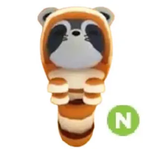 neon s’mores raccoon