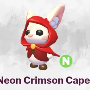 Neon Crimson Cape