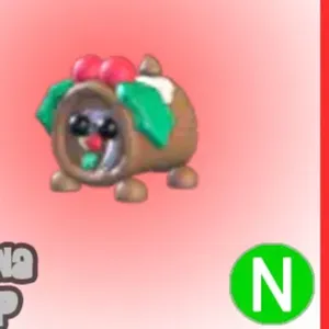 NR Yule log dog