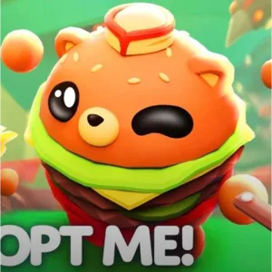 neon burger bear