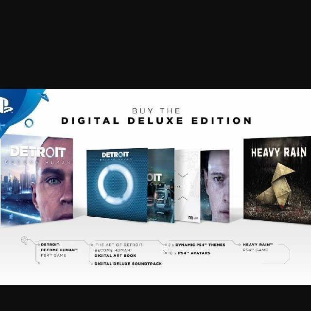 detroit become human ps4 deluxe edition