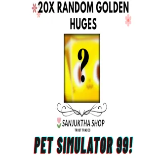 20X RANDOM GOLDEN HUGES ps99