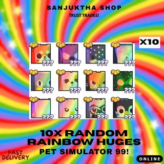 X10 RAINBOW HUGES PS99