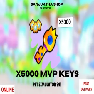 x5000 mvp keys ps99