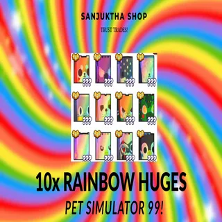 x10 rainbow huges ps99
