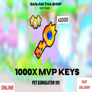 x1000 mvp keys ps99
