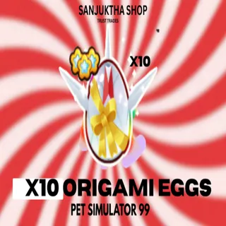 x10 origami eggs ps99