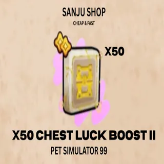 X50 CHEST LUCK BOOST II