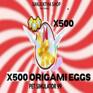 x500 origami eggs ps99
