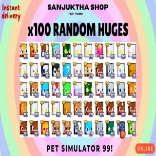 100x random huges ps99