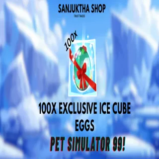 100x ice cube eggs ps99