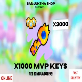 x3000 mvp keys ps99