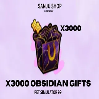 X3000 OBSIDIAN GIFTS