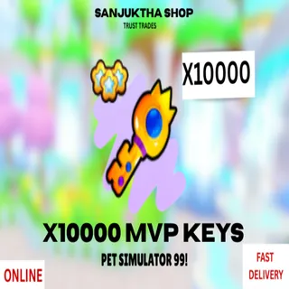 x10000 mvp keys ps99