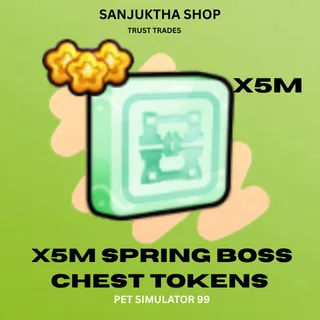 x5m spring boss chest tokens ps99