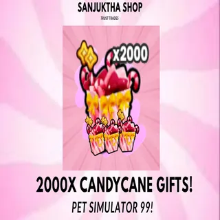 2000x Candycane Gifts Ps99