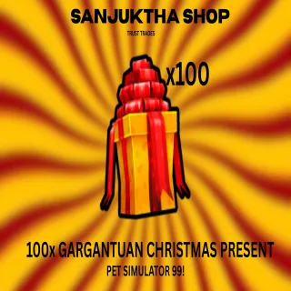 x100 gargantuan christmas present