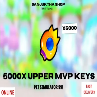 x5000 upper half mvp keys ps99