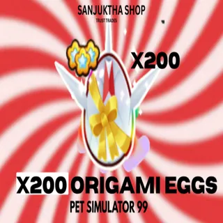 x200 origami eggs ps99