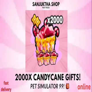 2000x Candycane Gifts Ps99