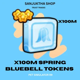 x100m spring bluebell tokens ps99