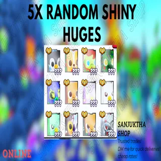 5x ranodm shiny huges ps99