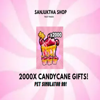2000x candy cane gifts ps99