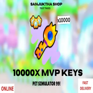 10000x mvp keys ps99
