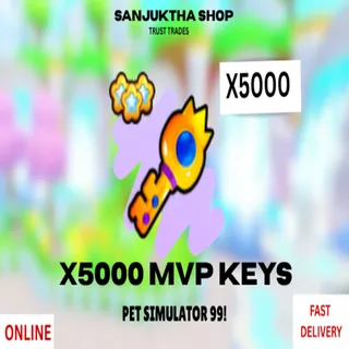x5000 mvp keys ps99