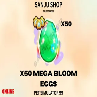 x50 mega bloom eggs